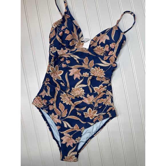 NWT Cupshe Tummy Control One Piece Swimsuit V-Neck Halter Surf BUNDLE Size S - Picture 6 of 7